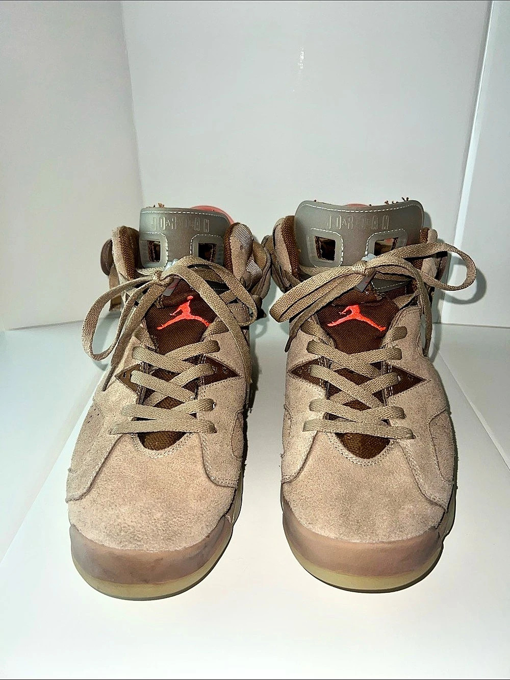 Nike Jordan 6 Retro Travis Scott British Khaki Sneakers